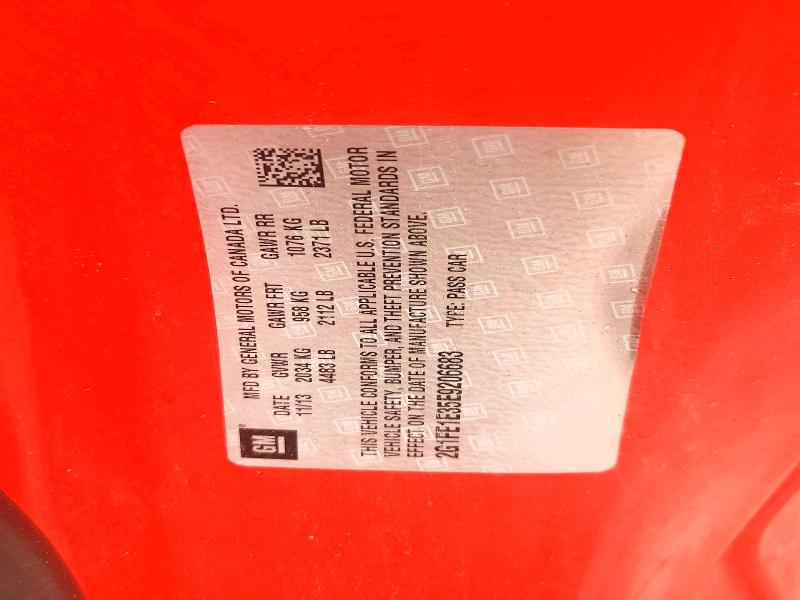 Продаж на аукціоні авто 2014 Chevrolet Camaro, vin: 2G1FE1E35E9206683, номер лоту: 61574906