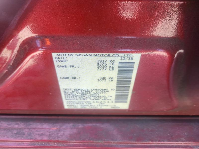 2017 Nissan Altima მანქანა იყიდება აუქციონზე, vin: 1N4AL3AP2HC162513, აუქციონის ნომერი: 60555106