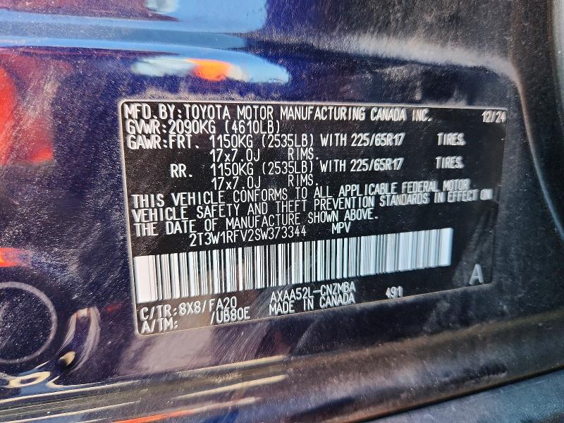 Продажа на аукционе авто 2025 Toyota Rav4, vin: 2T3W1RFV2SW373344, номер лота: 60311706