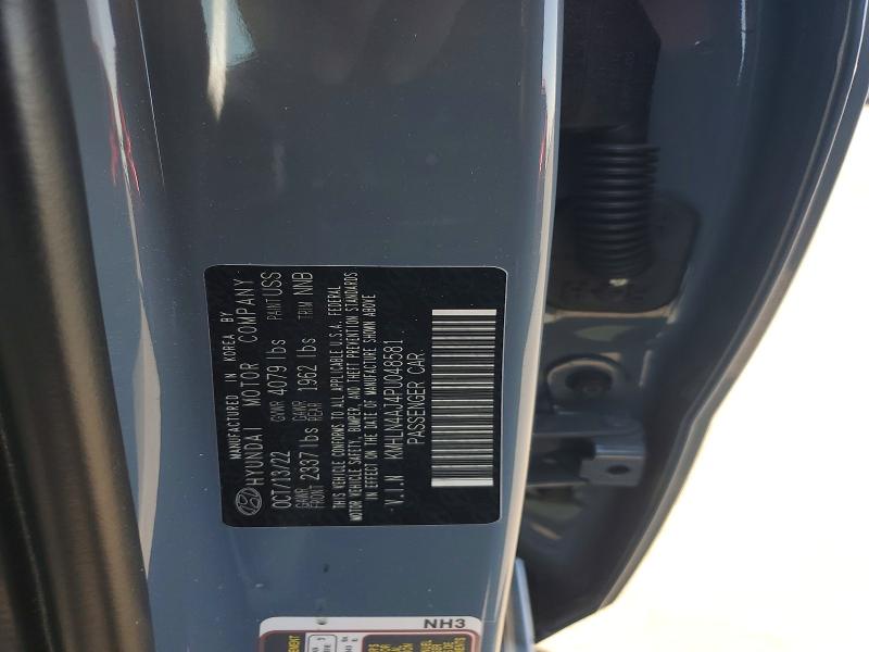 Продажа на аукционе авто 2023 Hyundai Elantra, vin: KMHLN4AJ4PU048581, номер лота: 63572696