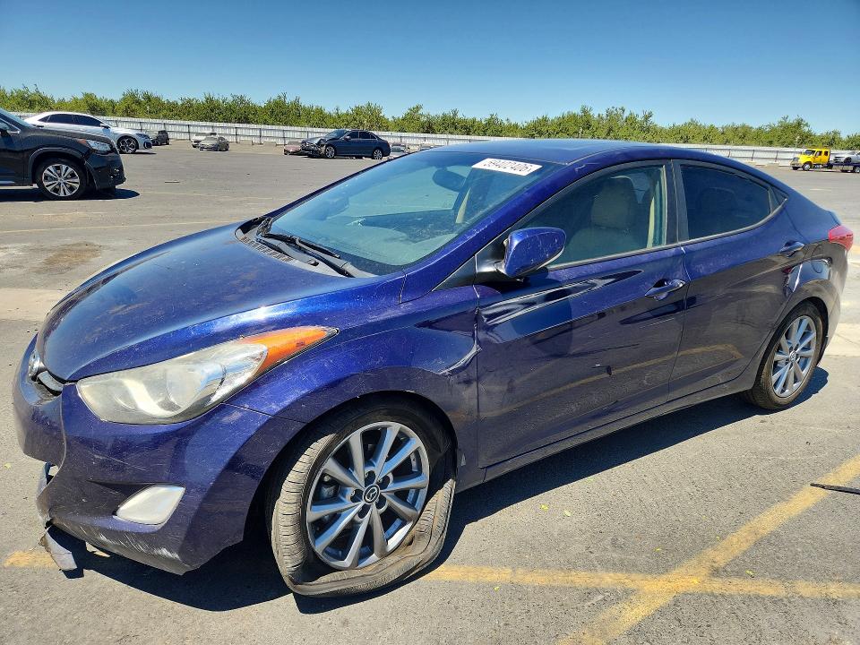 2013 Hyundai Elantra მანქანა იყიდება აუქციონზე, vin: 5NPDH4AE4DH217846, აუქციონის ნომერი: 59402406