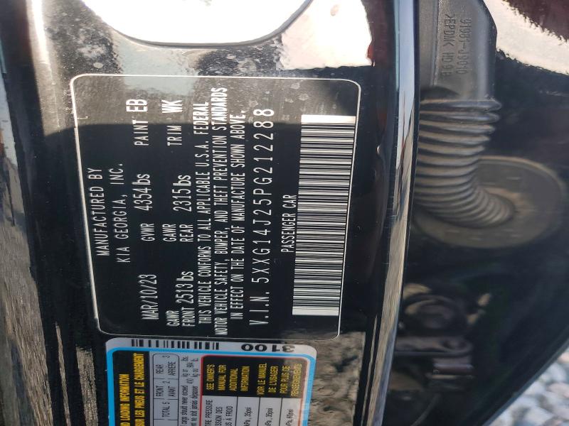 2023 Kia K5 მანქანა იყიდება აუქციონზე, vin: 5XXG14J25PG212288, აუქციონის ნომერი: 62144856