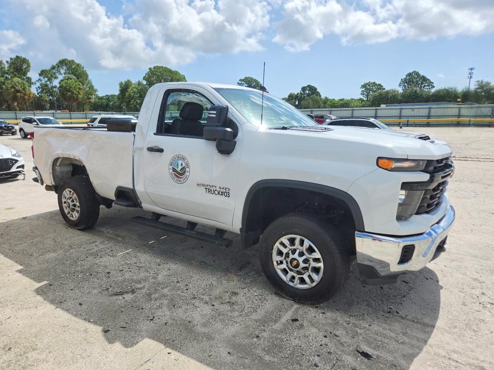 61696226 :رقم المزاد ، 1GC3WLEY0RF154763 vin ، 2024 Chevrolet Silverado مزاد بيع
