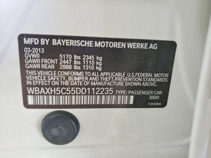 Aukcja sprzedaży 2013 Bmw 528, vin: WBAXH5C55DD112235, numer aukcji: 63039996