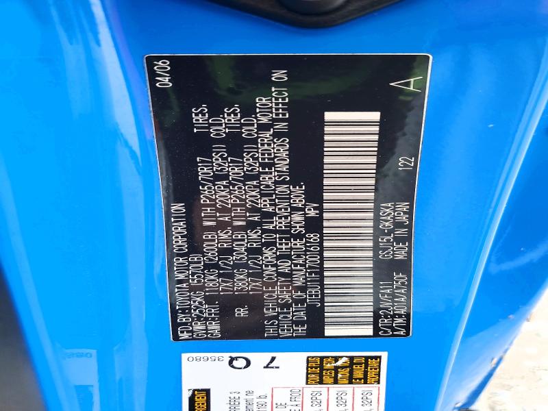 Aukcja sprzedaży 2007 Toyota Fj Cruiser, vin: JTEBU11F170016168, numer aukcji: 59778606