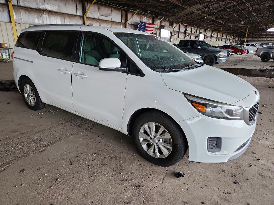 2016 Kia Sedona მანქანა იყიდება აუქციონზე, vin: KNDMB5C13G6087283, აუქციონის ნომერი: 60528656