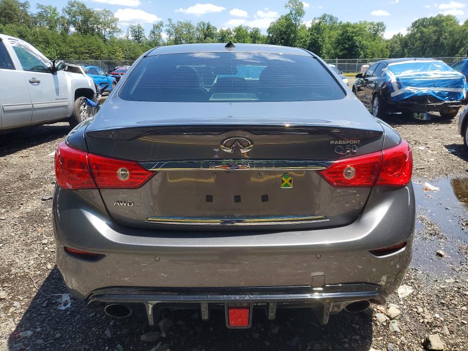 2016 Infiniti Q50 მანქანა იყიდება აუქციონზე, vin: JN1EV7AR2GM340141, აუქციონის ნომერი: 62081176