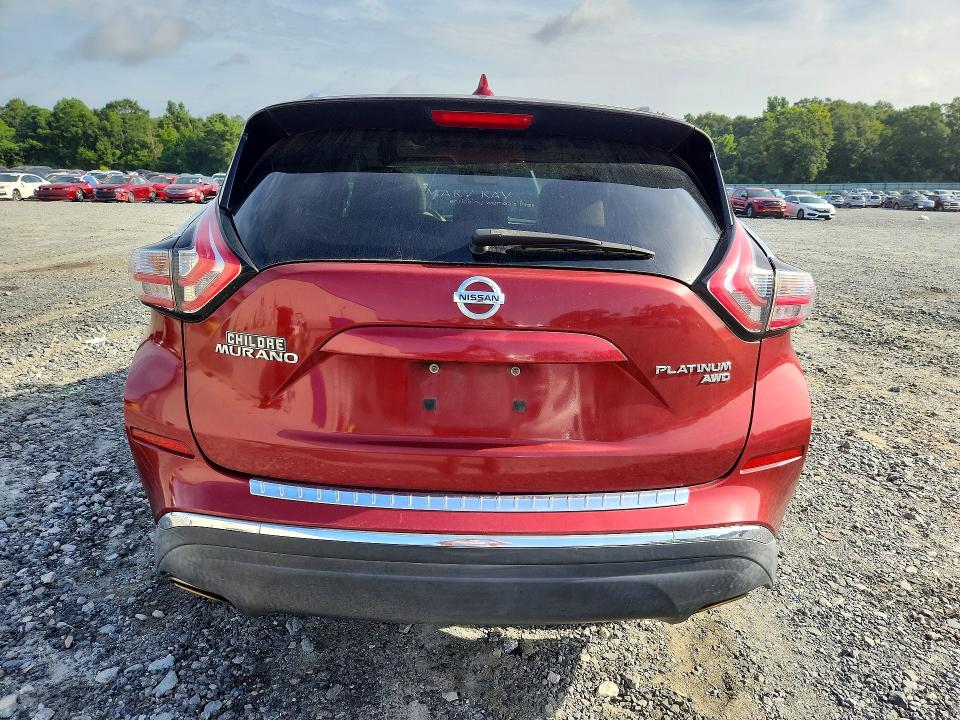 2017 Nissan Murano მანქანა იყიდება აუქციონზე, vin: 5N1AZ2MH2HN139899, აუქციონის ნომერი: 62067086