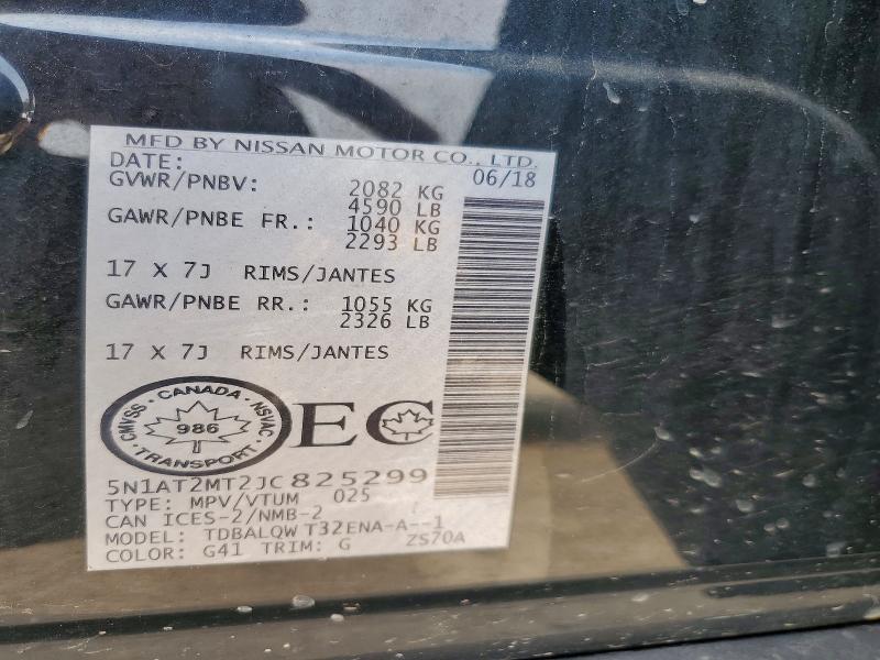Продажа на аукционе авто 2018 Nissan Rogue, vin: 5N1AT2MT2JC825299, номер лота: 61023576