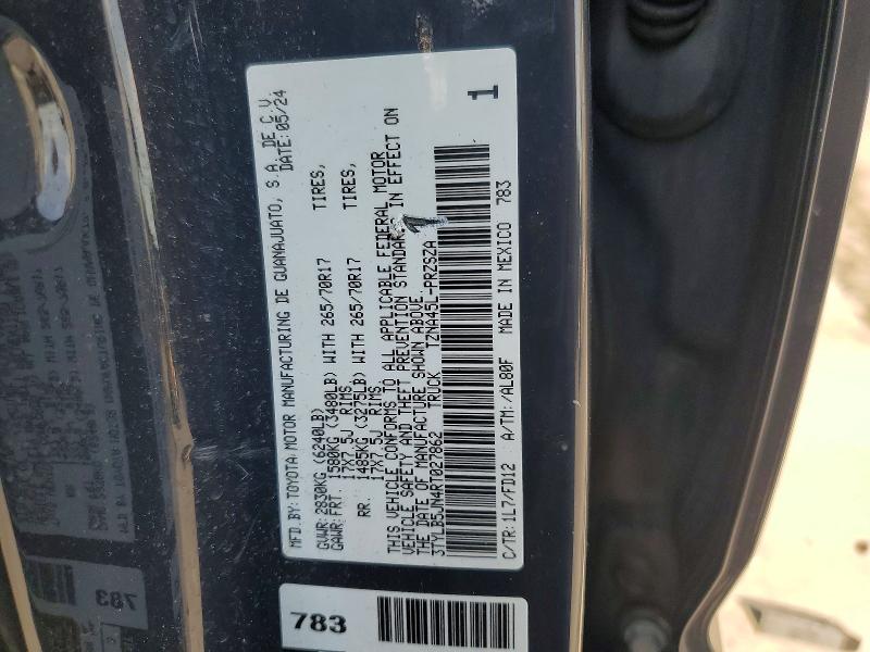Auction sale of the 2024 Toyota Tacoma, vin: 3TYLB5JN4RT027862, lot number: 60137116