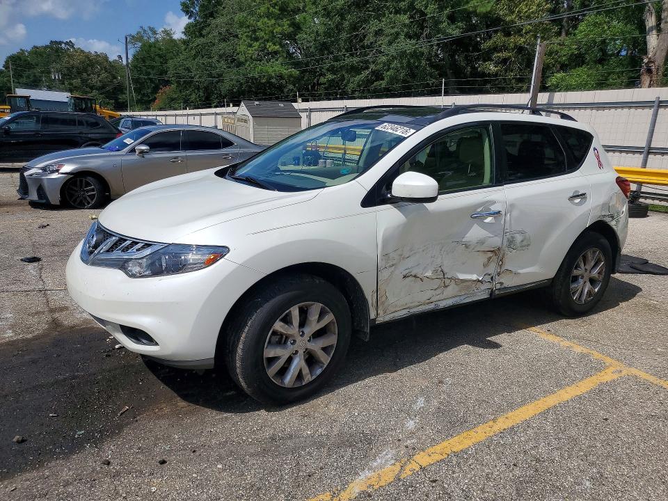 2014 Nissan Murano მანქანა იყიდება აუქციონზე, vin: JN8AZ1MU6EW420013, აუქციონის ნომერი: 62346216