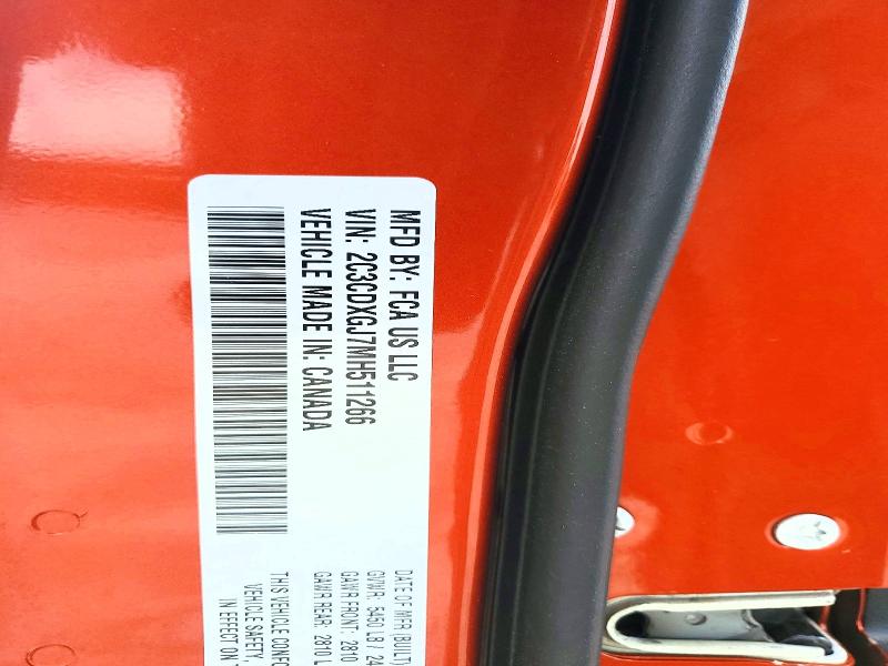Aukcja sprzedaży 2021 Dodge Charger, vin: 2C3CDXGJ7MH511266, numer aukcji: 61307936