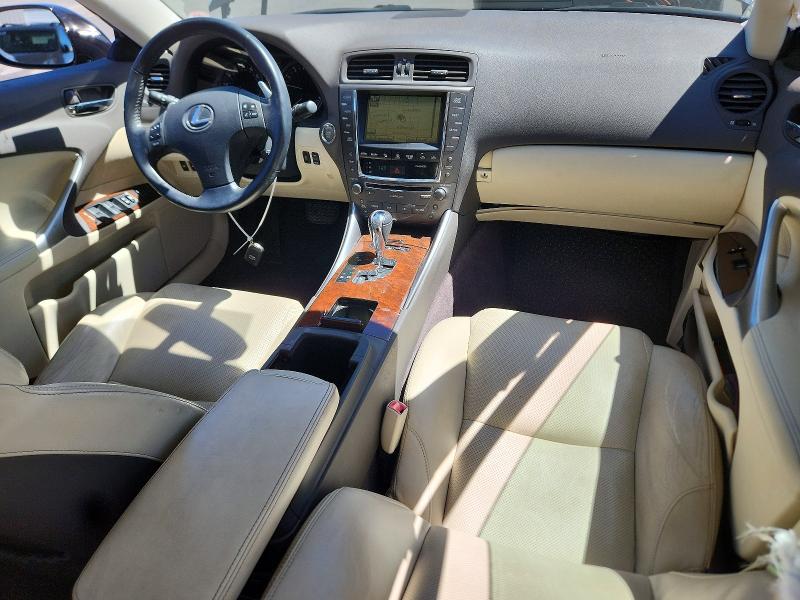 62966076 :رقم المزاد ، JTHBF5C24A2095684 vin ، 2010 Lexus Is 250 مزاد بيع