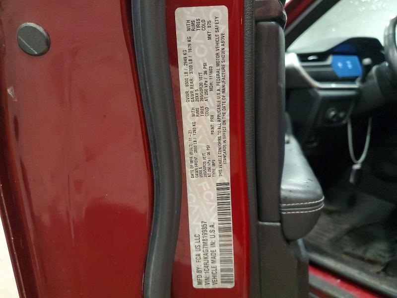 Aukcja sprzedaży 2021 Jeep Grand Cherokee, vin: 1C4RJKAG7M8199857, numer aukcji: 60926226