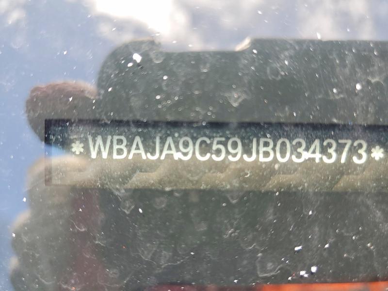 2018 Bmw 530e მანქანა იყიდება აუქციონზე, vin: WBAJA9C59JB034373, აუქციონის ნომერი: 61567386