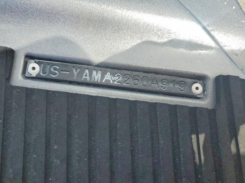 60842786 :رقم المزاد ، YAMA2260A919 vin ، 2019 Yam Vx Limited مزاد بيع