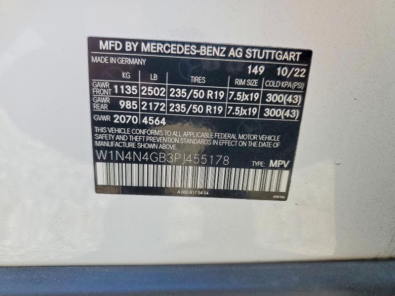 2023 Mercedes-benz Gla მანქანა იყიდება აუქციონზე, vin: W1N4N4GB3PJ455178, აუქციონის ნომერი: 61224266