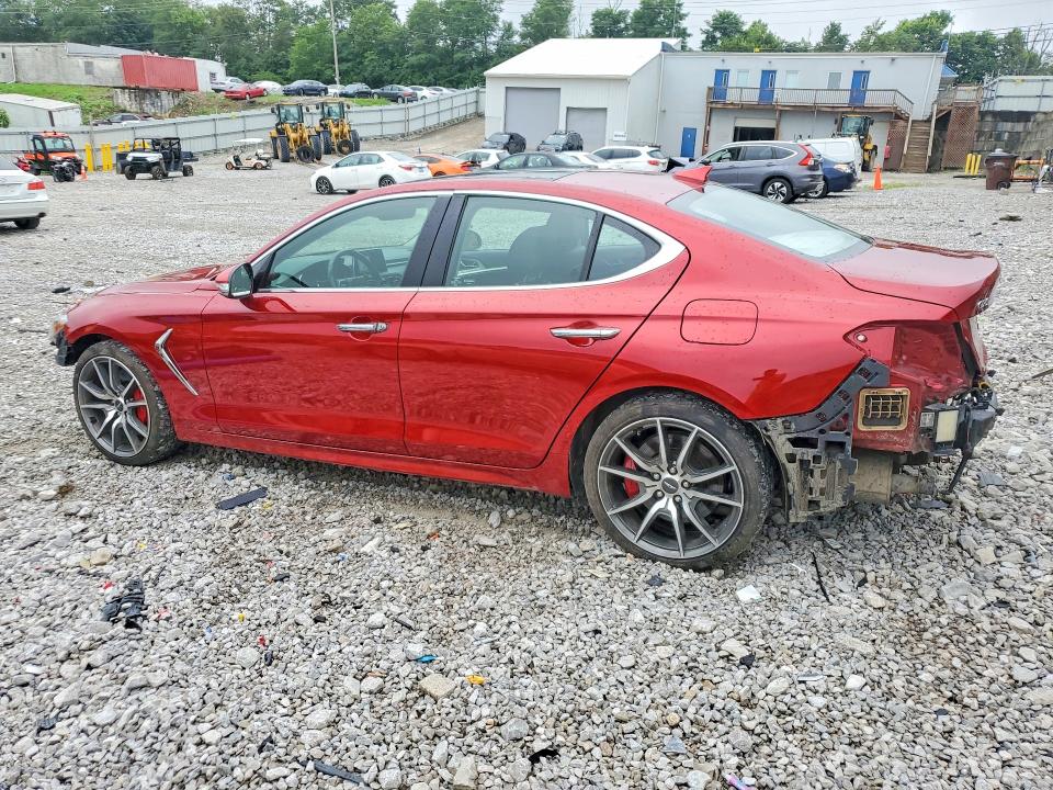 60115086 :رقم المزاد ، KMTG74LEXMU074261 vin ، 2021 Genesis G70 مزاد بيع