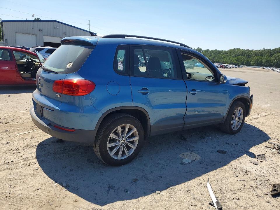 Auction sale of the 2017 Volkswagen Tiguan, vin: WVGAV7AX6HK042629, lot number: 59668266