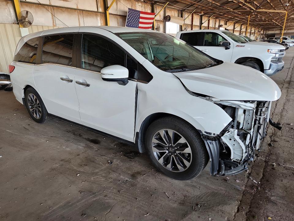 2021 Honda Odyssey მანქანა იყიდება აუქციონზე, vin: 5FNRL6H78MB014805, აუქციონის ნომერი: 59673896