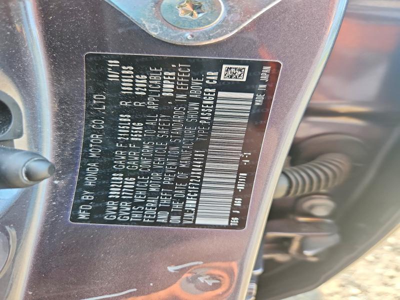 Продажа на аукционе авто 2018 Honda Civic, vin: JHMFC1F72JX044181, номер лота: 61070926