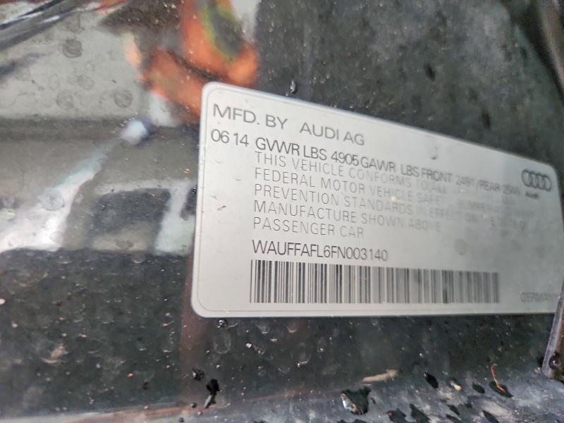 59336026 :رقم المزاد ، WAUFFAFL6FN003140 vin ، 2015 Audi A4 مزاد بيع