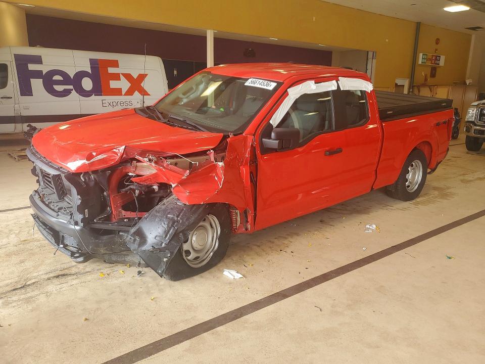 56614536 :رقم المزاد ، 1FTEX1EBXNKE29577 vin ، 2022 Ford F150 مزاد بيع