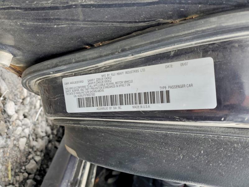 2008 Subaru Legacy მანქანა იყიდება აუქციონზე, vin: 4S3BL676786207930, აუქციონის ნომერი: 59352526