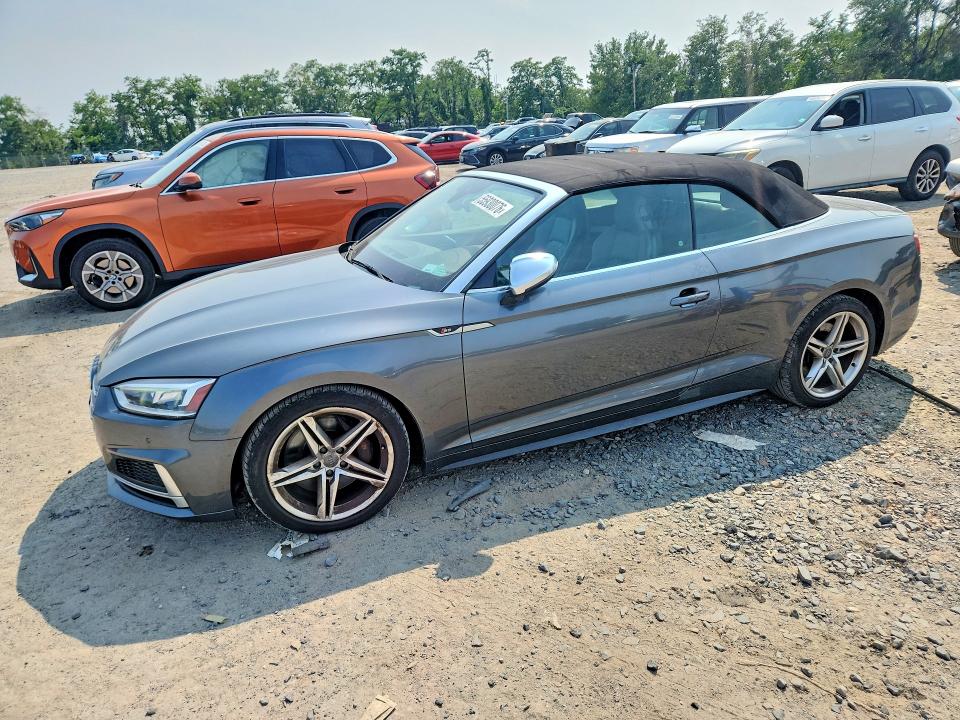 2018 Audi S5 მანქანა იყიდება აუქციონზე, vin: WAUY4GF50JN013223, აუქციონის ნომერი: 55930076