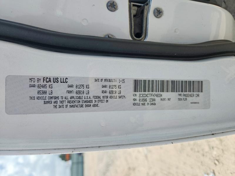 Aukcja sprzedaży 2015 Dodge Charger, vin: 2C3CDXCT7FH748334, numer aukcji: 61798356