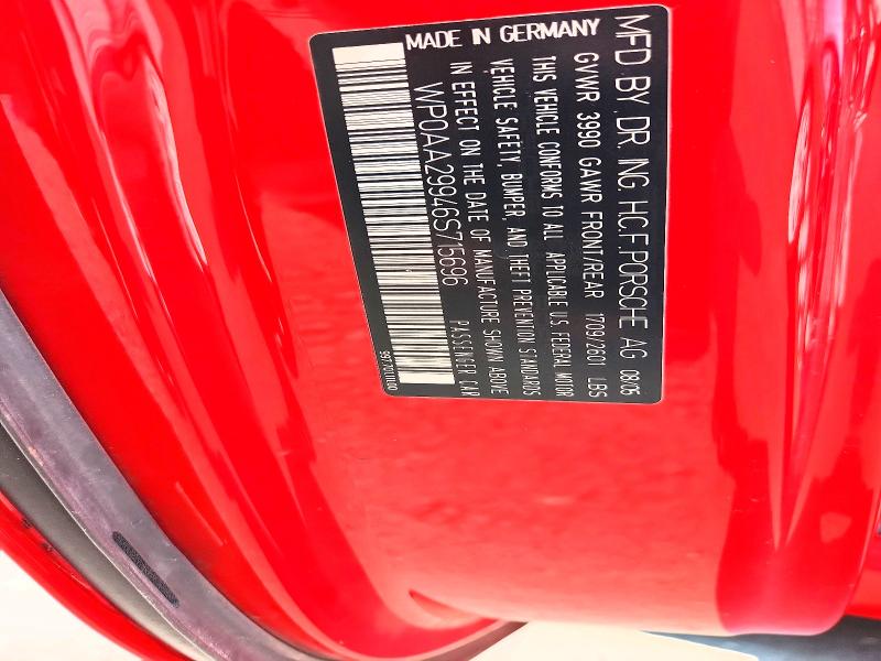 Продаж на аукціоні авто 2006 Porsche 911 New Generation, vin: WP0AA29946S715696, номер лоту: 63575886