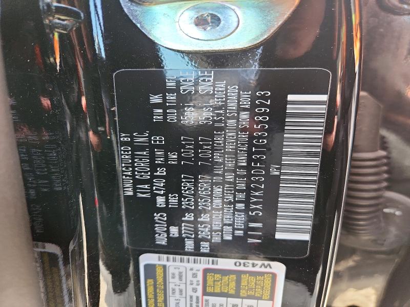 Aukcja sprzedaży 2026 Kia Sportage, vin: 5XYK23DF3TG358923, numer aukcji: 61043606