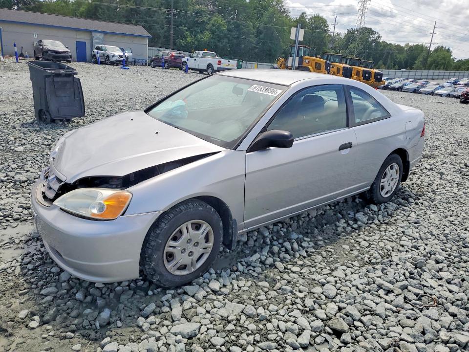 61539896 :رقم المزاد ، 1HGEM21581L100154 vin ، 2001 Honda Civic مزاد بيع