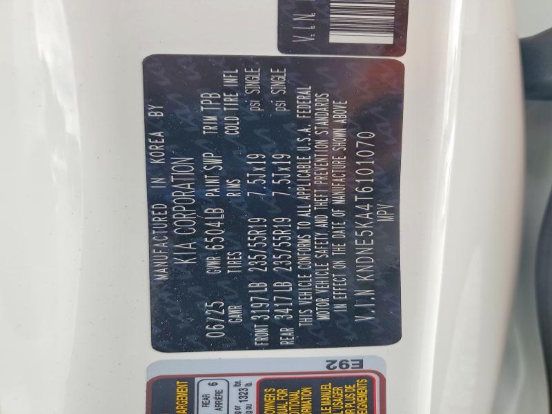 Продажа на аукционе авто 2026 Kia Carnival Hybrid, vin: KNDNE5KA4T6101070, номер лота: 61438146