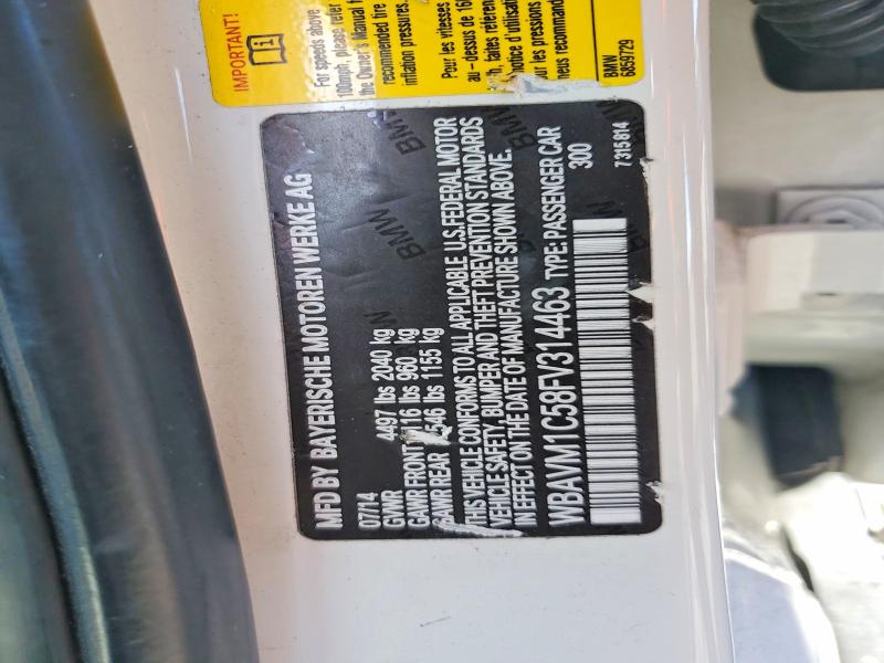 Продаж на аукціоні авто 2015 Bmw X1, vin: WBAVM1C58FV314463, номер лоту: 61120566
