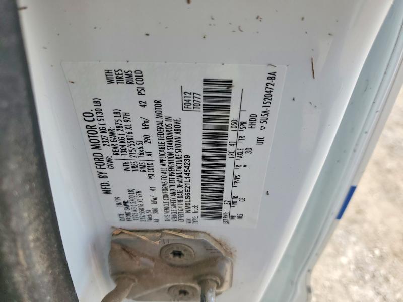 2020 Ford Transit Connect მანქანა იყიდება აუქციონზე, vin: NM0LS6E21L1454239, აუქციონის ნომერი: 62385436