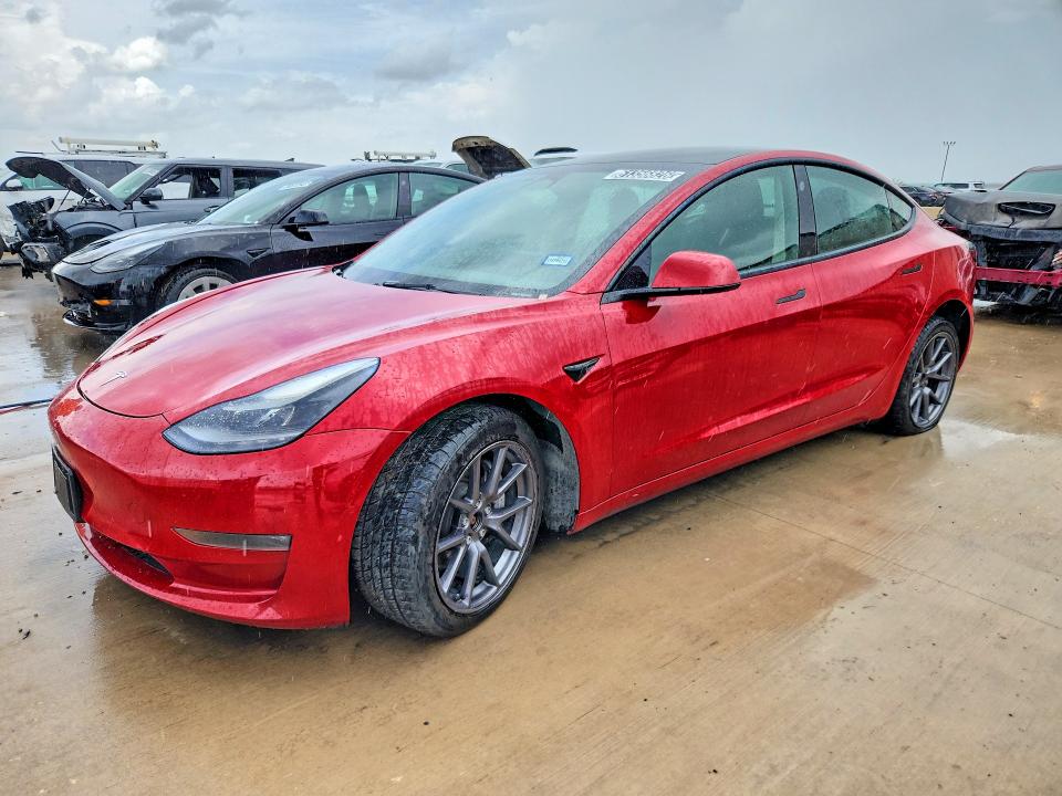 Продажа на аукционе авто 2022 Tesla Model 3, vin: 5YJ3E1EB6NF287545, номер лота: 61356826
