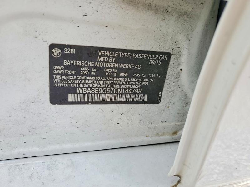 59338666 :رقم المزاد ، WBA8E9G57GNT44798 vin ، 2016 Bmw 328 مزاد بيع