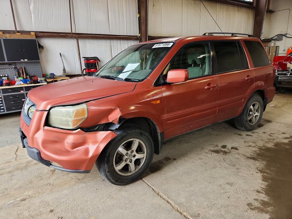 2006 Honda Pilot მანქანა იყიდება აუქციონზე, vin: 5FNYF18466B027051, აუქციონის ნომერი: 61671086