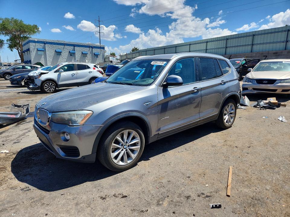 2016 Bmw X3 მანქანა იყიდება აუქციონზე, vin: 5UXWY3C57G0N87592, აუქციონის ნომერი: 60647376