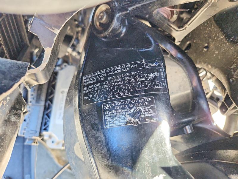Продажа на аукционе авто 2019 Bmw K1600, vin: WB10F5301KZG18451, номер лота: 61165816