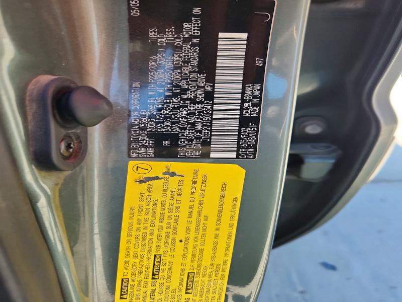 Продаж на аукціоні авто 2005 Toyota Highlander, vin: JTEEP21A150123412, номер лоту: 61195066