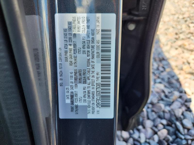 60689876 :رقم المزاد ، JM3KFBCL5S0675085 vin ، 2025 Mazda Cx-5 مزاد بيع