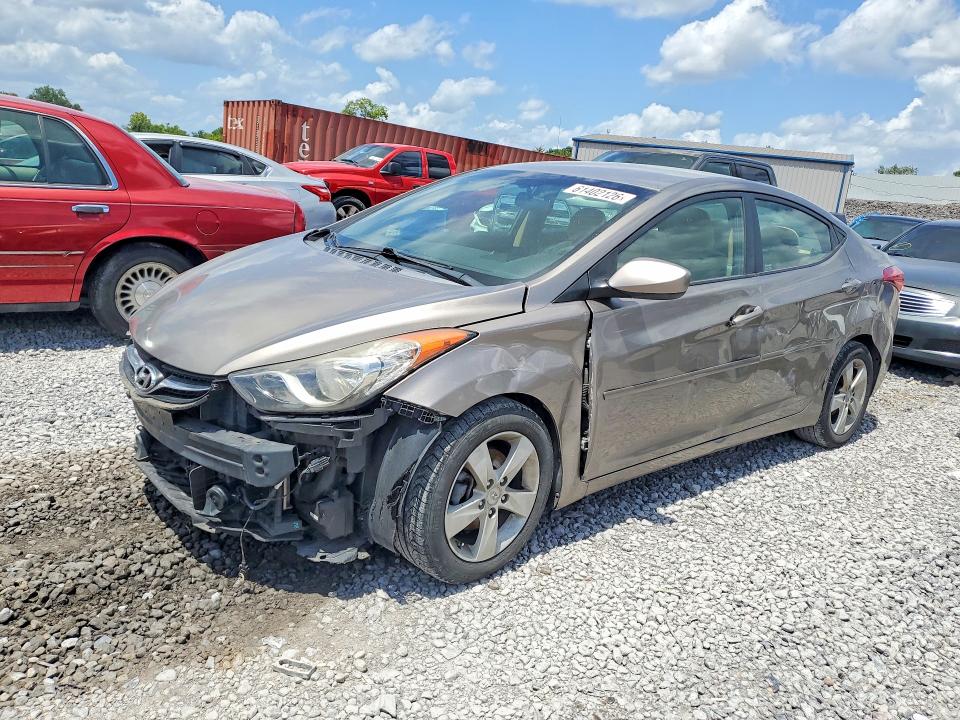61402126 :رقم المزاد ، 5NPDH4AE4DH444485 vin ، 2013 Hyundai Elantra مزاد بيع