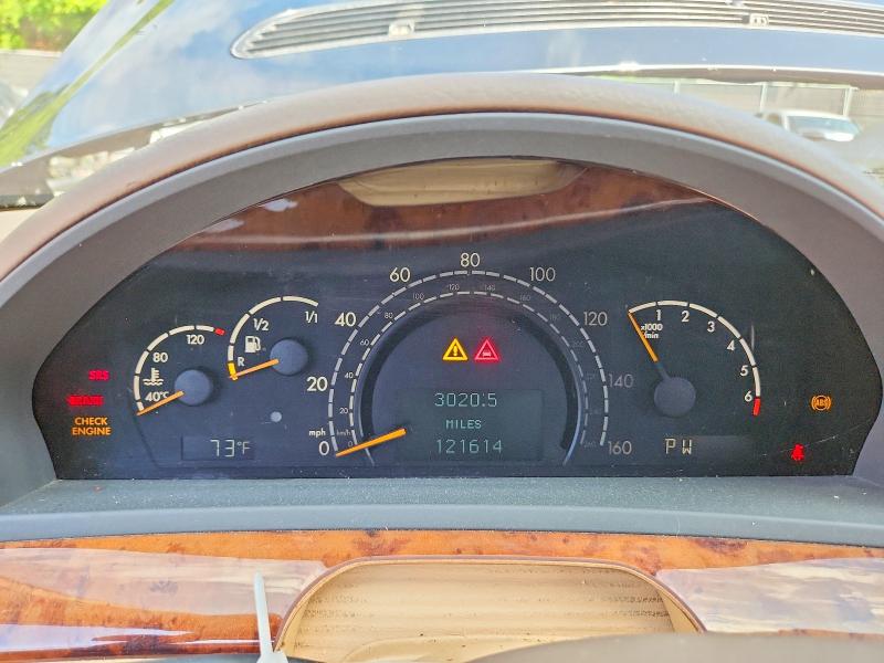 2001 Mercedes-benz S მანქანა იყიდება აუქციონზე, vin: WDBNG75J81A183234, აუქციონის ნომერი: 61988446