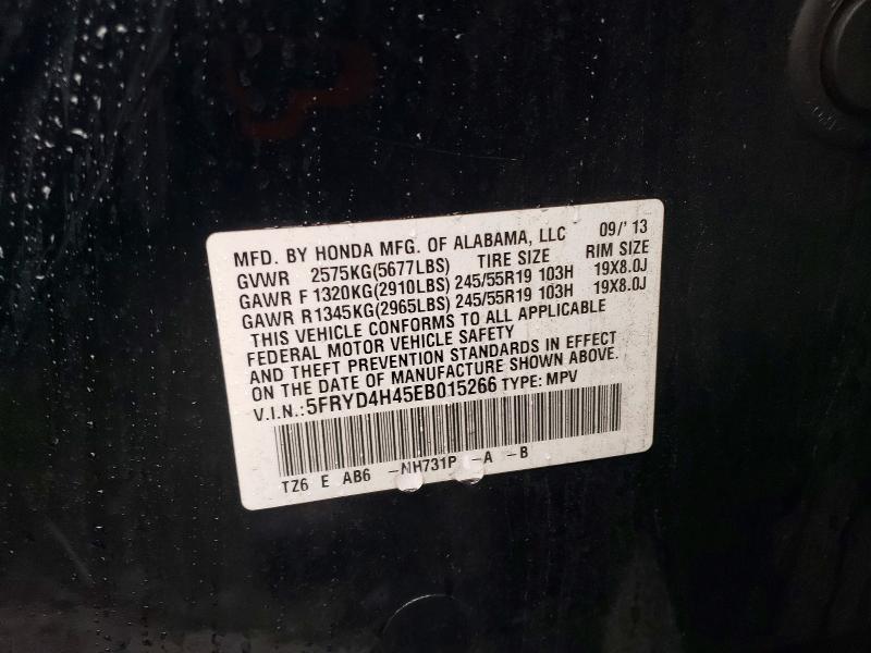 63249626 :رقم المزاد ، 5FRYD4H45EB015266 vin ، 2014 Acura Mdx مزاد بيع