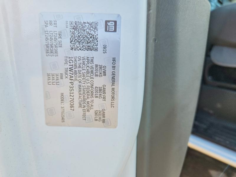 Aukcja sprzedaży 2025 Gmc Savana, vin: 1GTW7AFP3S1270367, numer aukcji: 60078476