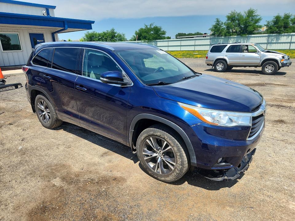 Aukcja sprzedaży 2016 Toyota Highlander, vin: 5TDJKRFH3GS232289, numer aukcji: 59999426