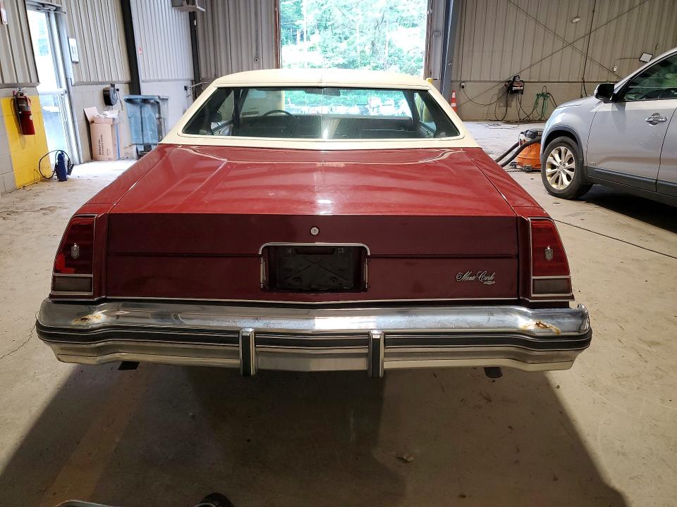 1976 Chevrolet Monte Carlo მანქანა იყიდება აუქციონზე, vin: 1H57V6B472739, აუქციონის ნომერი: 61635116