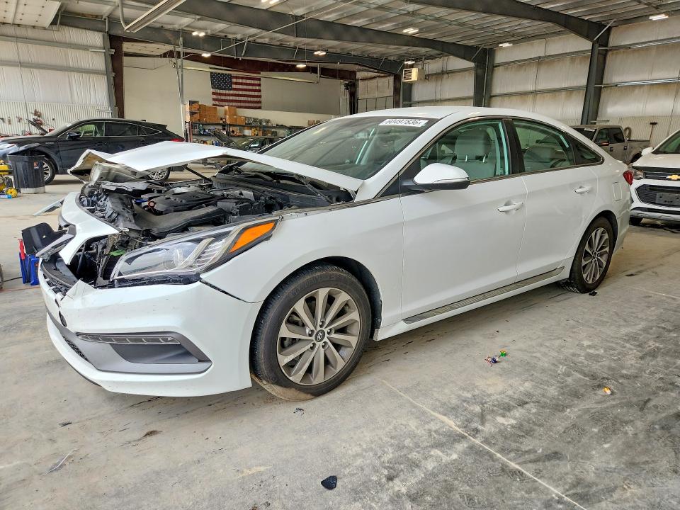 2015 Hyundai Sonata მანქანა იყიდება აუქციონზე, vin: 5NPE34AF0FH163539, აუქციონის ნომერი: 60497836